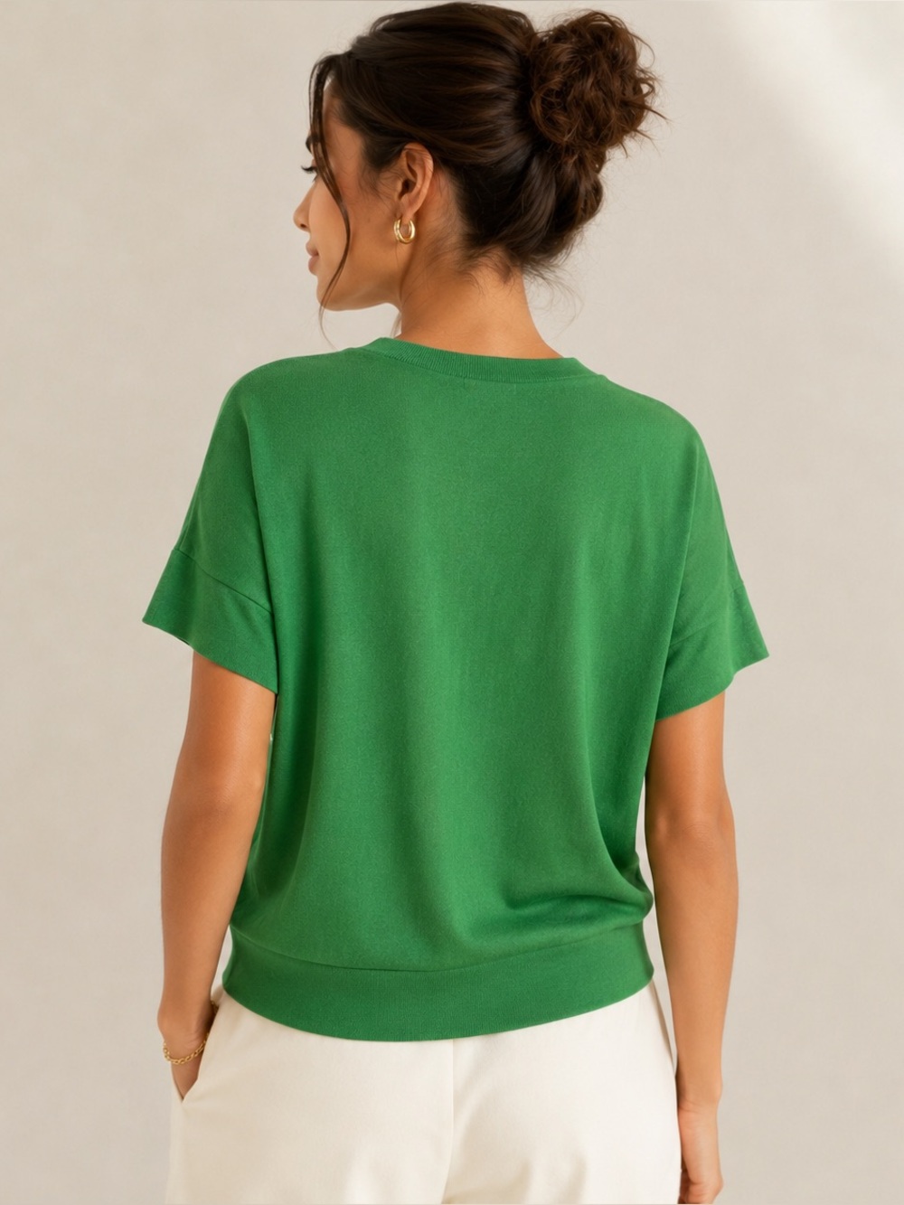 Banana Republic Kelly Green Knit Top - Picture 3 of 7